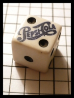 Dice : Dice - 6D - White with Pips Pepsi Logo - Ebay Oct 2010